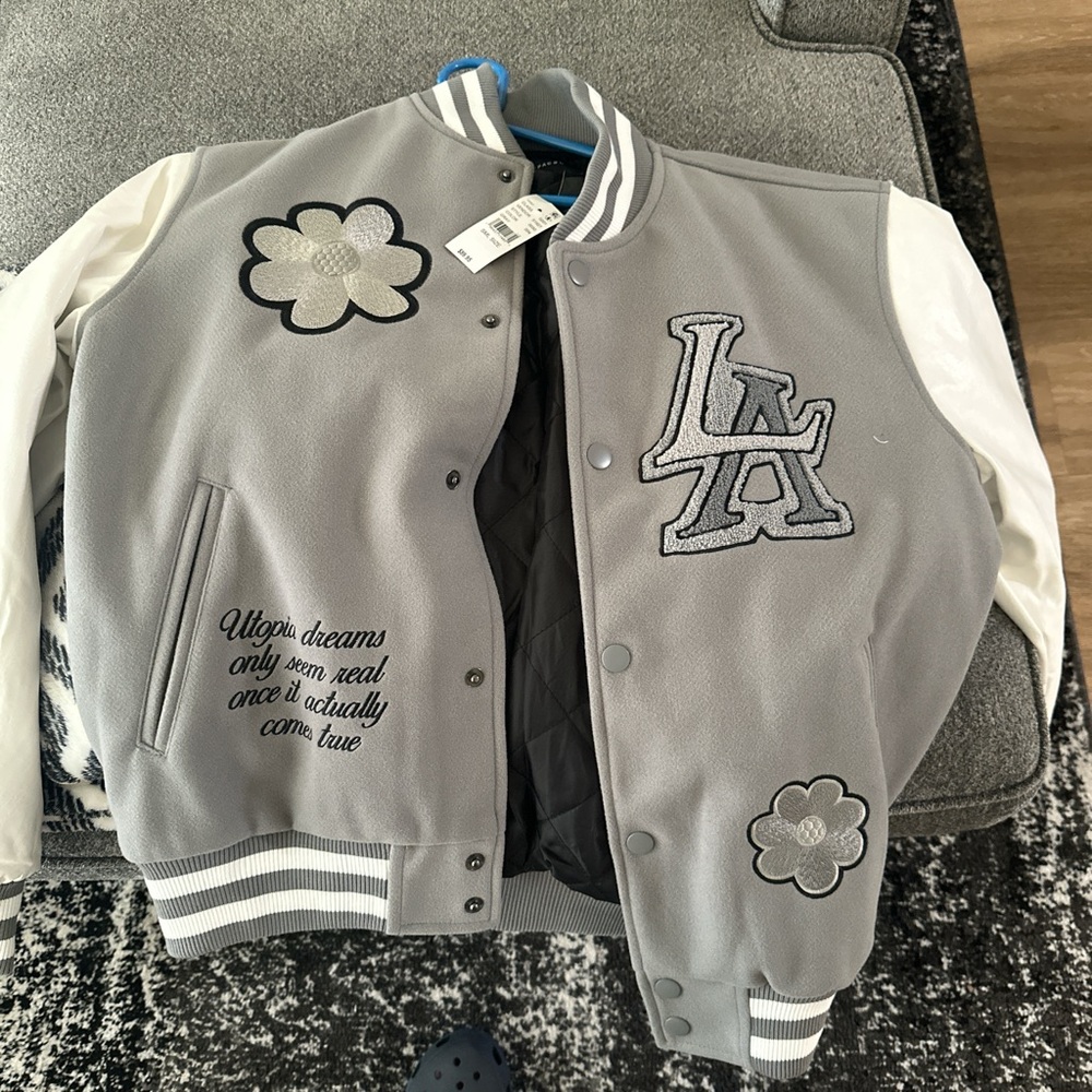 Varsity jacket never worn with tags